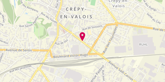 Plan de DEGLOS Adeline, 53 Rue Saint Lazare, 60800 Crépy-en-Valois