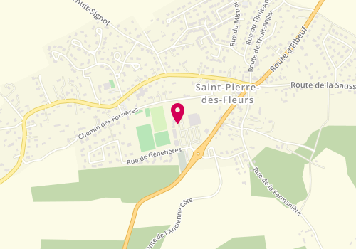 Plan de LEDUC VILAIN Valérie, 34 Route du Neubourg, 27370 Saint-Pierre-des-Fleurs