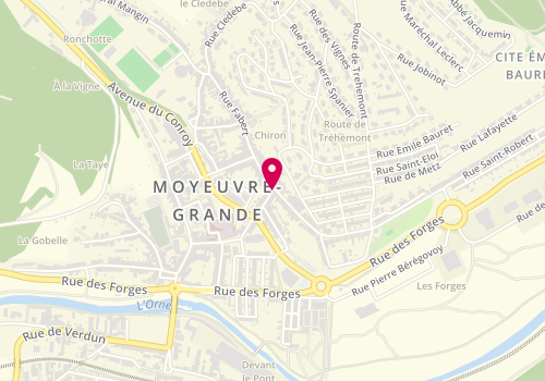 Plan de MEYER Marion, 11 Rue Fabert, 57250 Moyeuvre-Grande