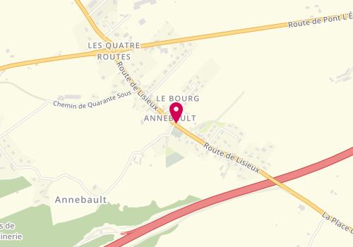 Plan de POLLIN Noémie, 34 Route de Lisieux, 14430 Annebault