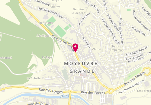 Plan de MARIANI Muriel, 4 Bis Avenue Maurice Thorez, 57250 Moyeuvre-Grande