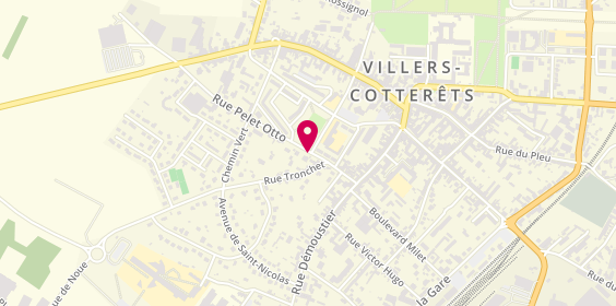 Plan de DRU Emilie, 1 Rue Pellet Otto, 02600 Villers-Cotterêts