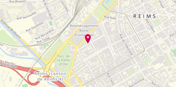 Plan de HAZARABEDIAN Emilie, 32 Rue de Chativesle, 51100 Reims