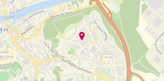 Plan de MARCHANDISE-FLAMANT Hélène, 56 Place Auguste Rodin, 60100 Creil