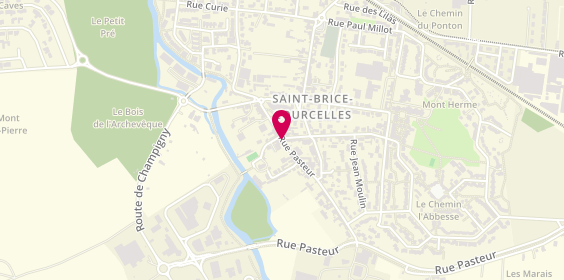 Plan de VILLANI Sophie, 2 Rue Pasteur, 51370 Saint-Brice-Courcelles
