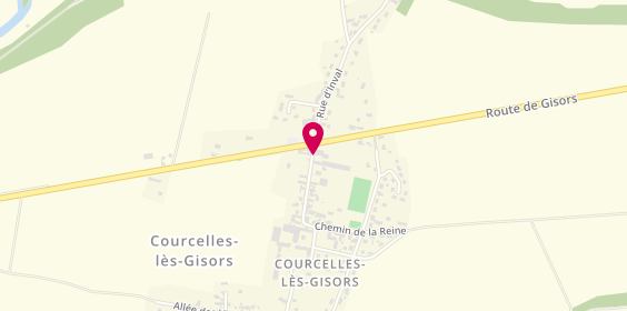 Plan de BOUILLOT Alexandra, 26 Rue Inval, 60240 Courcelles-lès-Gisors