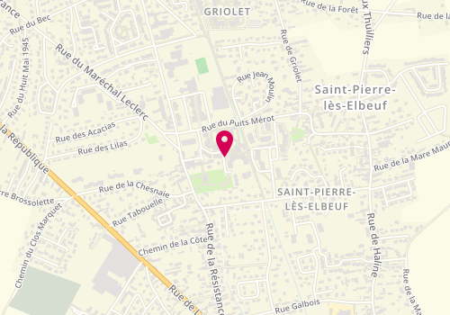 Plan de QUESNEL Sabrina, 31 Rue Helene Boucher, 76320 Saint-Pierre-lès-Elbeuf