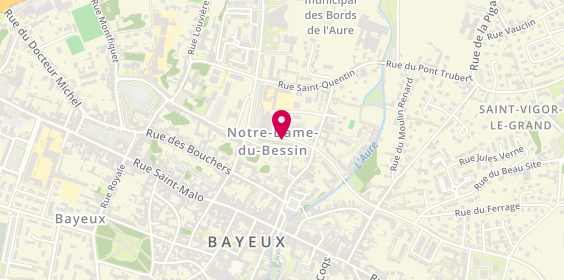 Plan de PIQUE Elise, 14 Avenue Georges Clemenceau, 14400 Bayeux