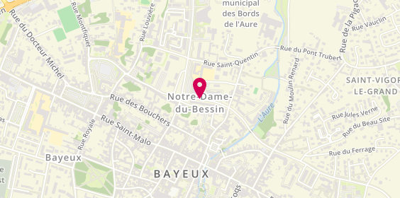 Plan de LARSONNEUR GENDRIN Patricia, 12 Avenue Georges Clemenceau, 14400 Bayeux