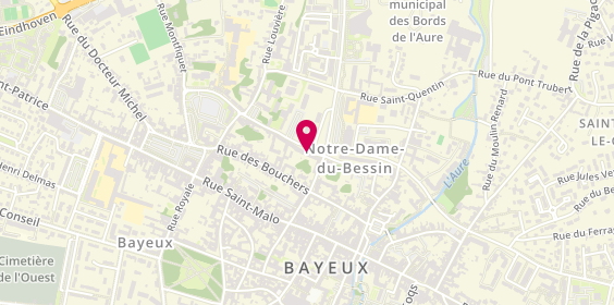 Plan de MADELEINE Lydie, 51 Rue de Bretagne, 14400 Bayeux