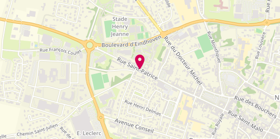 Plan de DESLANDES-VAN STEEN Elodie, 62 Rue Saint Patrice, 14400 Bayeux