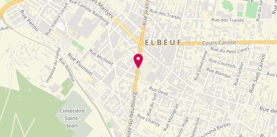 Plan de ROOST Lucie, 19 Rue du Neubourg, 76500 Elbeuf