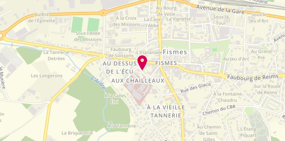 Plan de MOREL Adeline, 1 Rue des Chailleaux, 51170 Fismes
