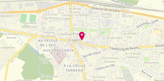 Plan de FLEURUS Julie, 19 Rue des Bouchers, 51170 Fismes