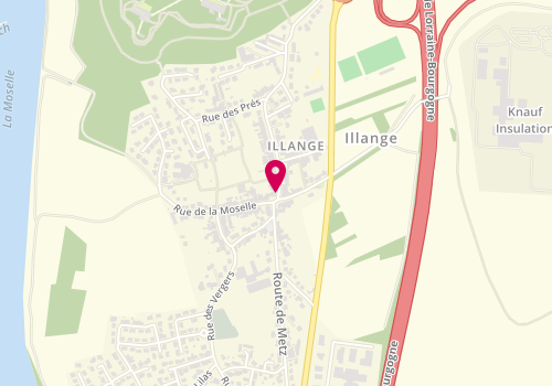 Plan de KLEIN Bernard, 1 Route de Thionville, 57970 Illange