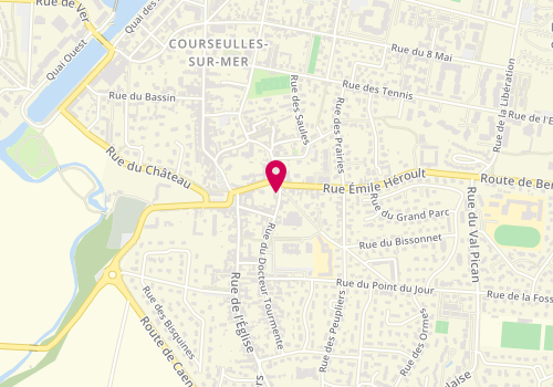 Plan de EDDIK Gaëlle, 2 Bis Rue du Docteur Tourmente, 14470 Courseulles-sur-Mer