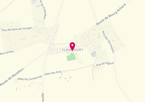 Plan de MICHEL Laetitia, 401 Route de Bourg Achard, 27310 Flancourt-Crescy-en-Roumois