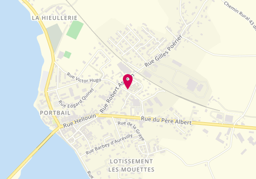 Plan de CARTENI Justine, 4 Rue du Colonel Bowler King, 50580 Port-Bail-sur-Mer