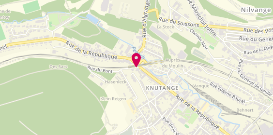 Plan de POJER Julie, 1 Rue du Pont, 57240 Knutange