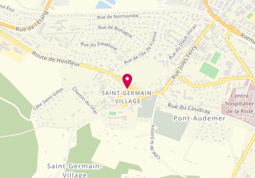 Plan de THOMAS Delphine, 2 Voie Georges Triplet, 27500 Saint-Germain-Village