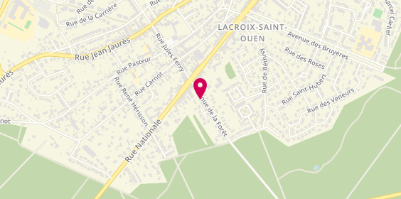 Plan de RAFIGNON Aline, 4 Avenue de la Foret, 60610 Lacroix-Saint-Ouen