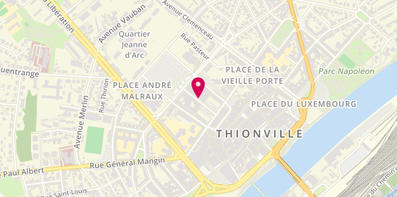 Plan de LIBER Virginie, 10 Rue Saint Nicolas, 57100 Thionville