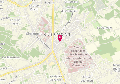 Plan de VAAST Alexandre, Rue de la Republique, 60600 Clermont