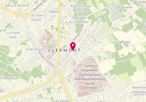 Plan de LEJEUNE Hervé, 75 Rue de la Republique, 60600 Clermont