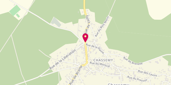 Plan de DUFOUR Amaury, 1 Rue de la Plaine, 02370 Chassemy