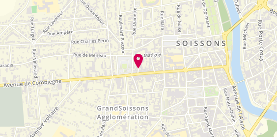 Plan de LAHNA Ouiame, 4 Rue du Heaume, 02200 Soissons
