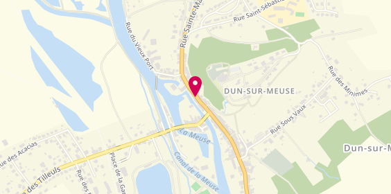 Plan de PONCELET Eveline, 19 Rue du Moulin, 55110 Dun-sur-Meuse