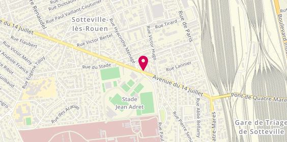 Plan de LEGRAND Steeve, 38 Avenue du 14 Juillet, 76300 Sotteville-lès-Rouen
