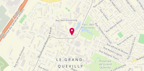 Plan de QUEMIN Stéphanie, 15 Rue Molière, 76120 Le Grand-Quevilly