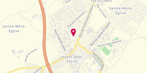 Plan de GASSELIN Estelle, 2 Rue Paul Cirou, 50480 Sainte-Mère-Église