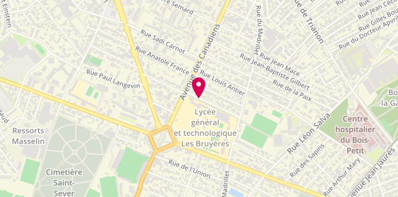 Plan de CHEVROLLIER Camille, 5 Rue du Docteur Cornet, 76300 Sotteville-lès-Rouen