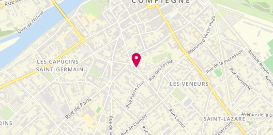 Plan de Becourt-Beaujean Mauricettte, 9 Rue Carnot, 60200 Compiègne
