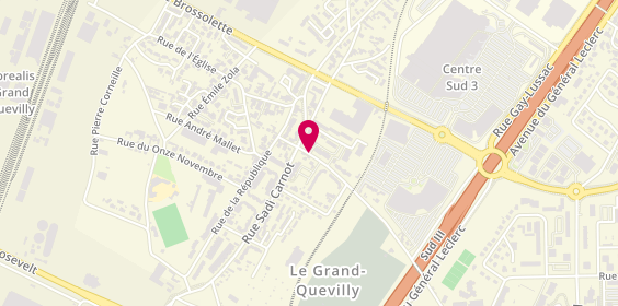 Plan de SENECAL Marlène, 6 Rue des Martyrs de la Resista, 76120 Le Grand-Quevilly