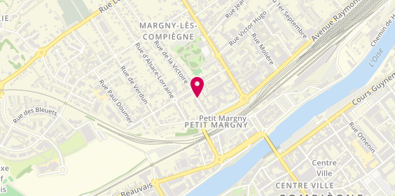 Plan de PIET Catherine, 5 Rue Beranger, 60200 Compiègne