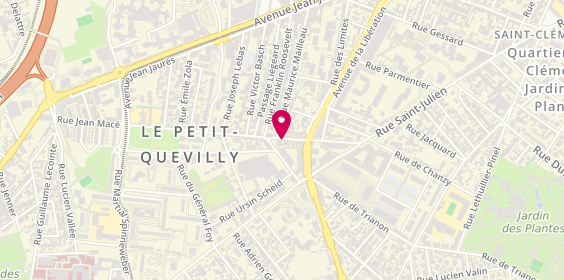 Plan de FLEURY, 2 Rue Maryse Bastie, 76140 Le Petit-Quevilly