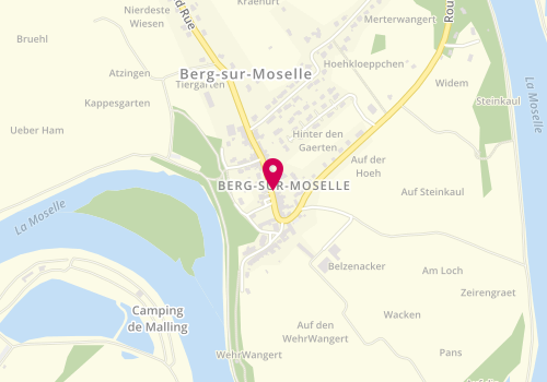 Plan de SIMON Joris, 45 Grand Rue, 57570 Berg-sur-Moselle