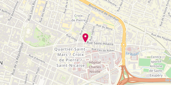 Plan de ATHE Naïma, 125 Rue Saint Hilaire, 76000 Rouen