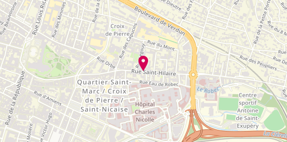 Plan de BHIHI Assïa, 96 Rue Saint-Hilaire, 76000 Rouen
