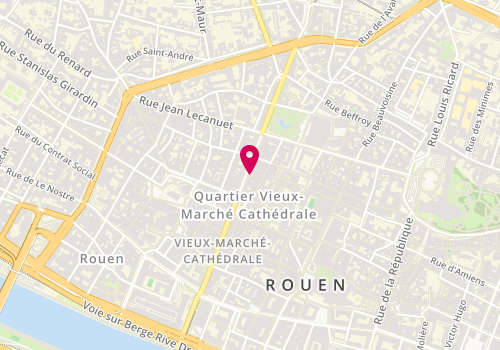 Plan de QUEMARD Jonathan, 72 Rue Jeanne d'Arc, 76000 Rouen