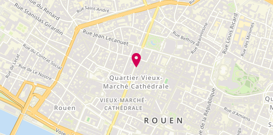 Plan de DENEUVILLE Valentin, 72 Rue Jeanne d'Arc, 76000 Rouen