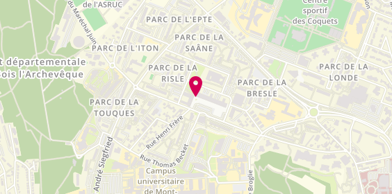 Plan de FERREIRA Séverine, 34 Place Colbert, 76130 Mont-Saint-Aignan