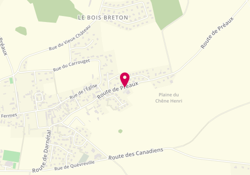 Plan de DEMAREST Priscilla, 530 Route de Preaux, 76160 Roncherolles-sur-le-Vivier