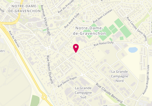 Plan de DE Maïmouna, 3 Rue Raoul Dufy, 76330 Port-Jérôme-sur-Seine