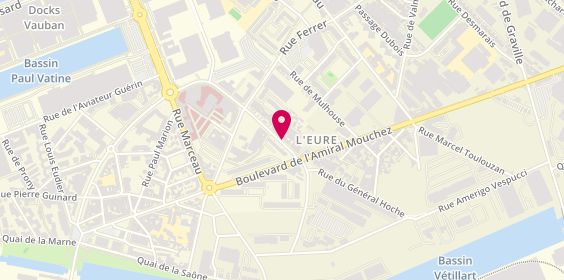 Plan de LETHUILLIER Audreen, 16 Rue Denfert Rochereau, 76600 Le Havre
