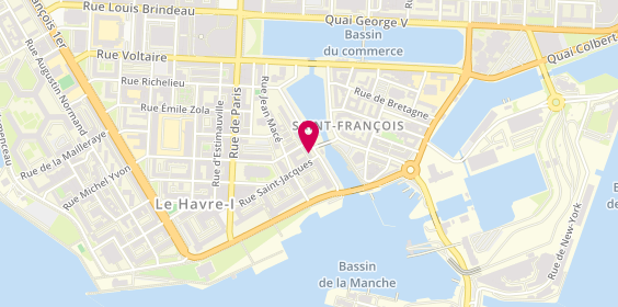 Plan de LEBAILLIF Richard, 35 Quai Notre Dame, 76600 Le Havre