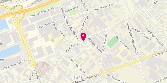 Plan de ROUTEL Céline, 4 Rue Gustave Nicolle, 76600 Le Havre